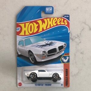 Mattel Hot Wheels White '73 Pontiac Firebird